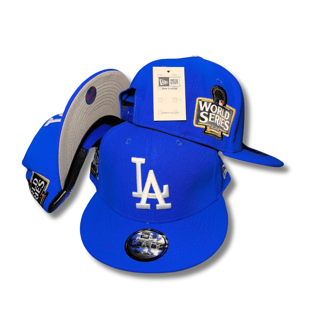 Los Angeles Dodgers New Era 9Fifty with 2024 World Series Patch Royal Blue – Snapback Cap